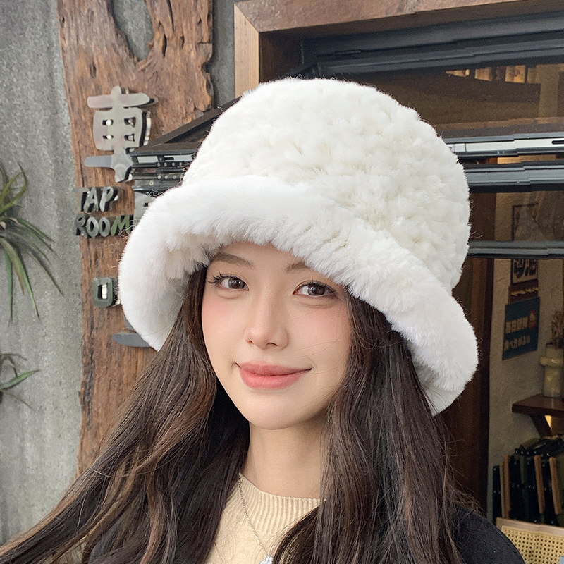 秋冬季渔夫帽日常氛围感女