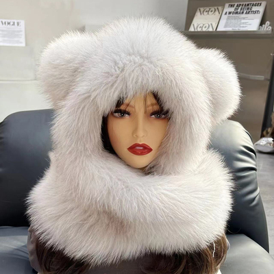 裘瑞兴风雪帽韩国ins女冬季