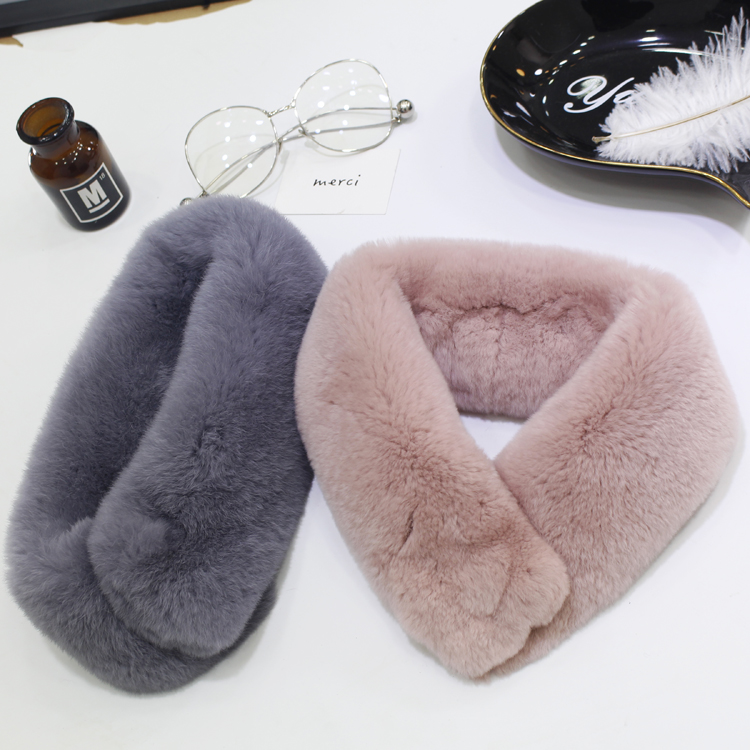 新款吸扣围巾吸扣纯色围巾加厚