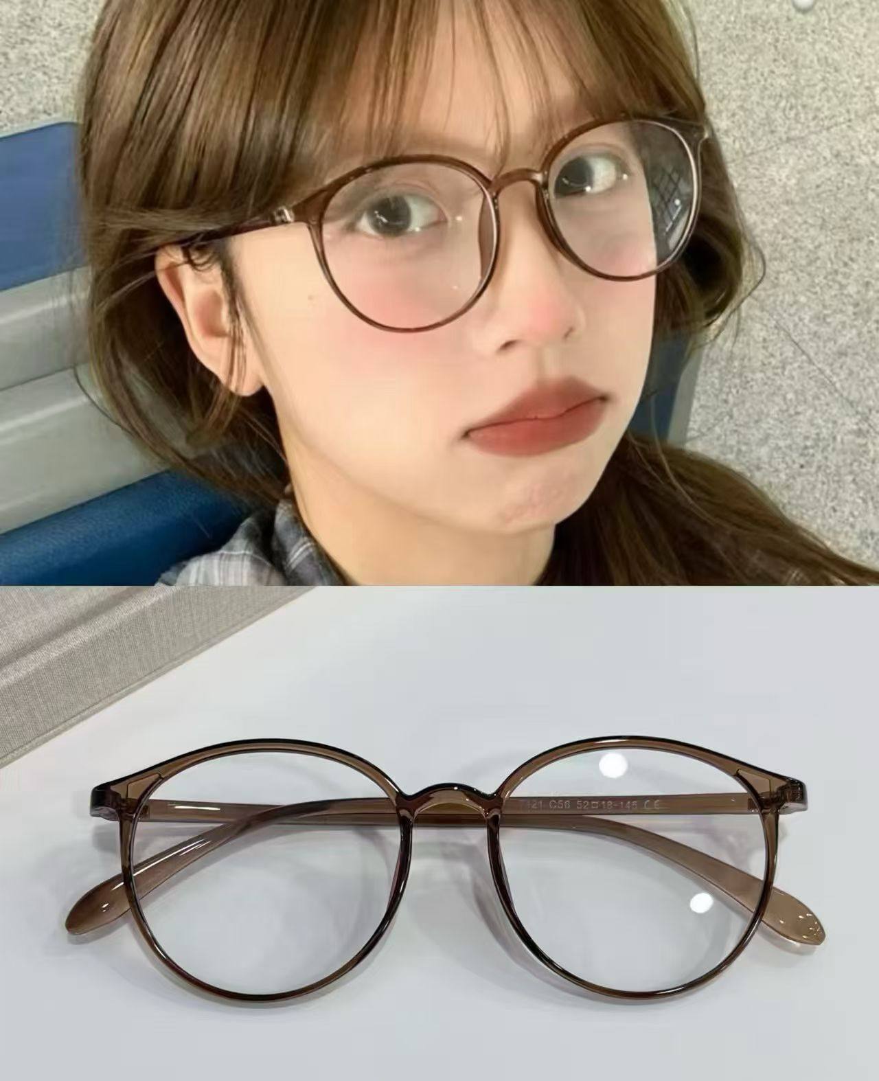 小红书韩版TR90眼镜超轻女素颜镜架男近视眼镜框超软实体店护目镜