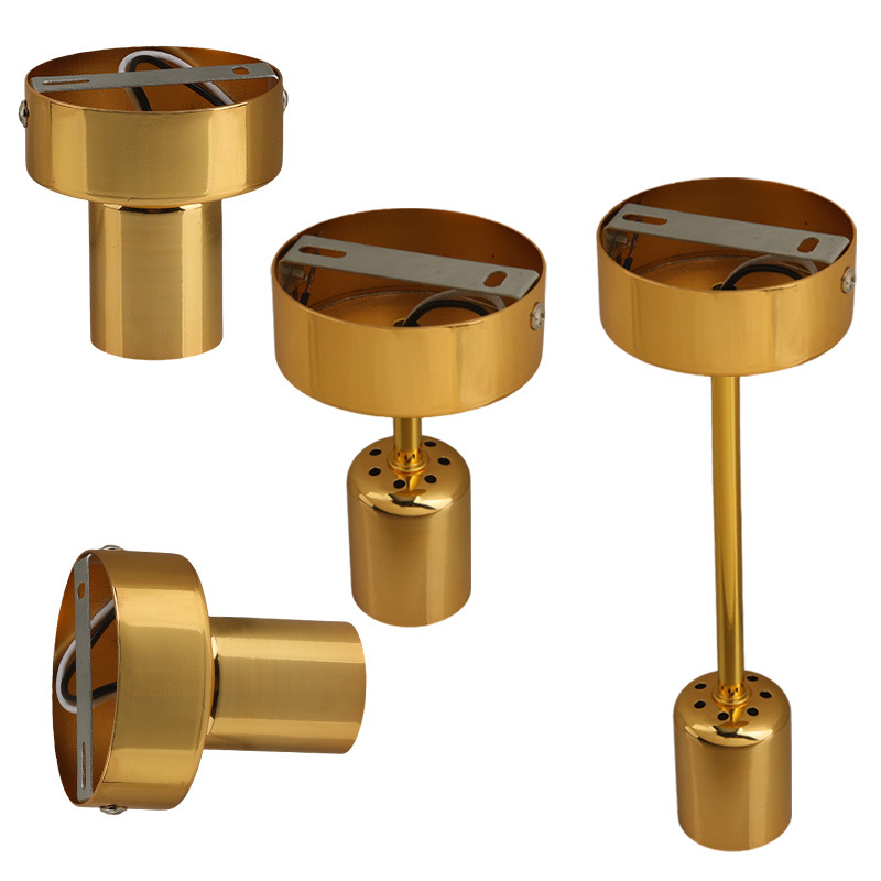 电泳金灯古转E27陶瓷螺口耐高温灯头灯古灯座灯饰灯具DIY配件