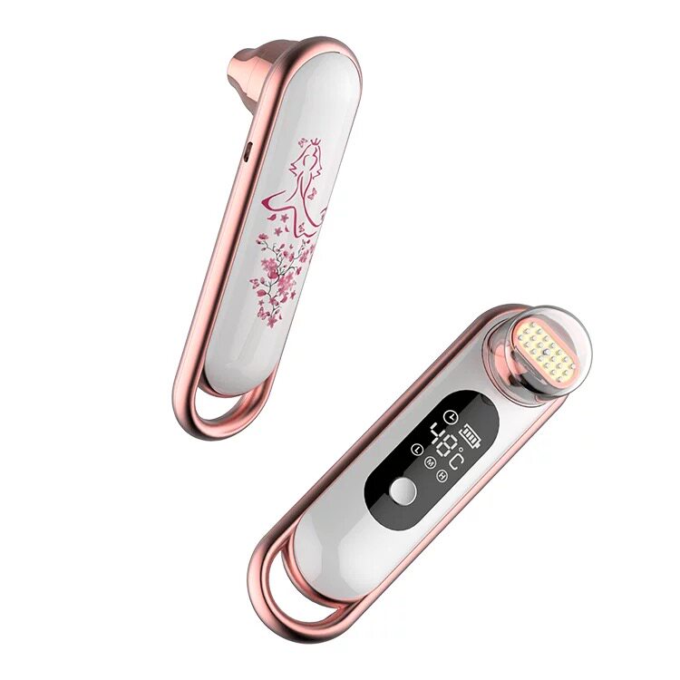 胶原炮温控热家用美容仪器肌肤仪嫩肤导入仪手持充电跨境外贸