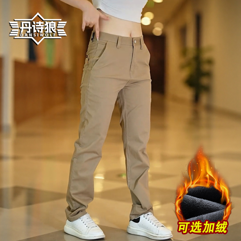 新款纯棉高端休闲裤男士商务西裤