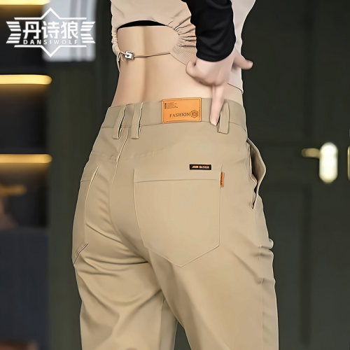 纯棉休闲裤男2026新款商务直筒裤
