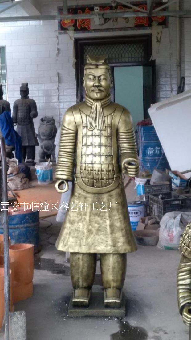 兵马俑工厂自营190cm仿铜色文官俑，家居酒店摆设出国商务礼品