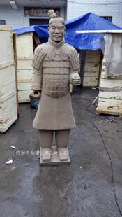 兵马俑工厂190cm仿铜甲士俑 多颜色家居酒店园林公司开业出口礼品