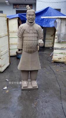 兵马俑工厂190cm仿铜甲士俑 多颜色家居酒店园林公司开业出口礼品