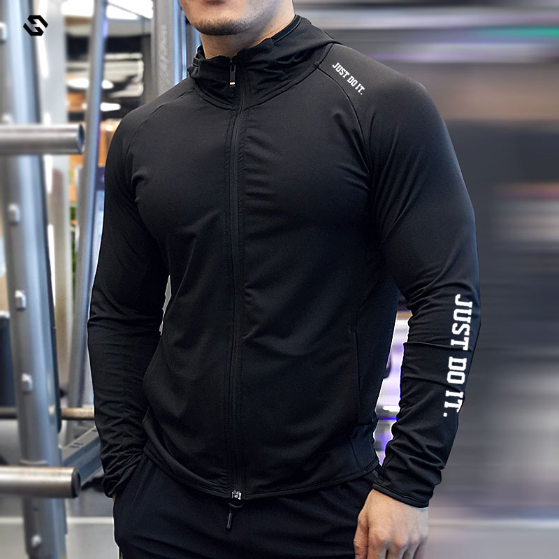 长袖透气外套跑步训练