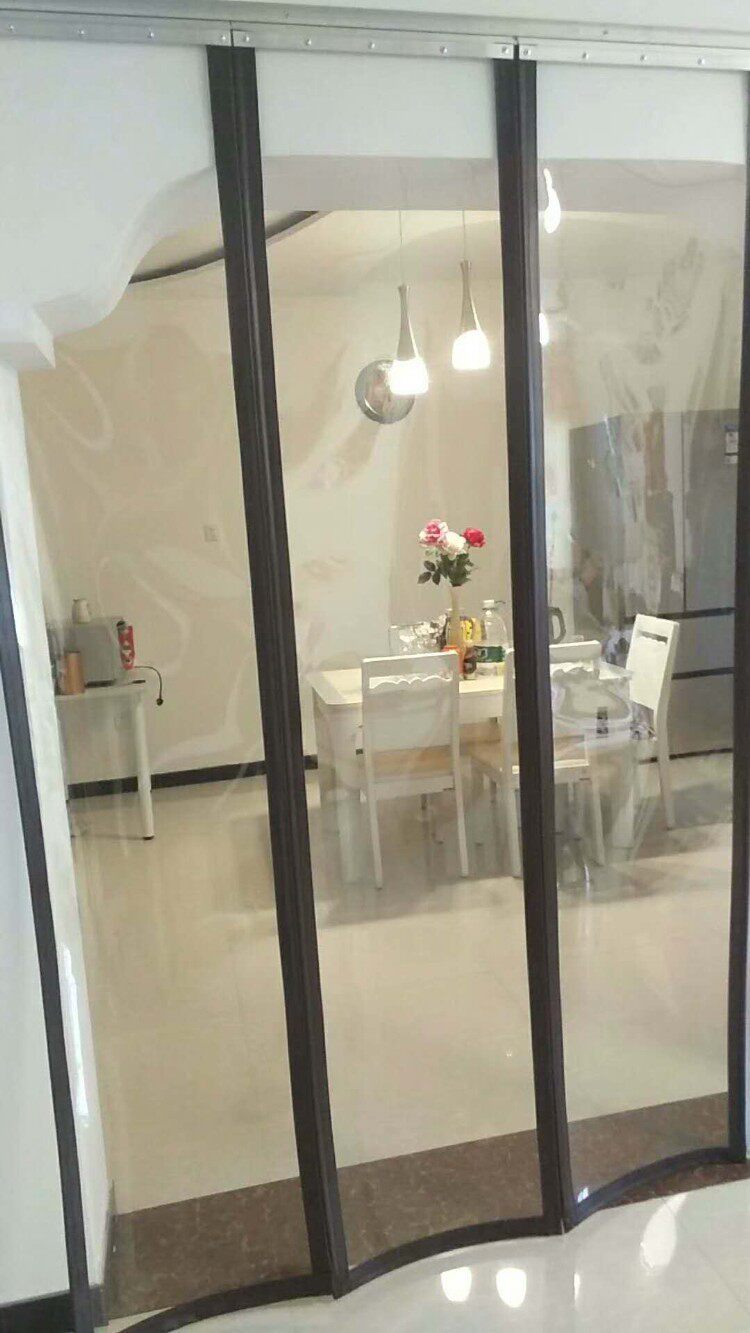 定制磁性自吸挡风pvc塑料软门帘隔断透明冬夏保温空调磁铁门帘子