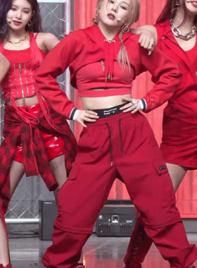 街舞嘻哈打歌服女团同款