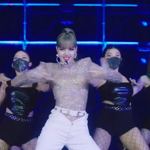 lisa同款女团韩舞套装打歌服