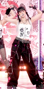 GIDLE同款女团爵士舞韩舞台表演出服打歌服JAZZ露脐上衣成人少儿