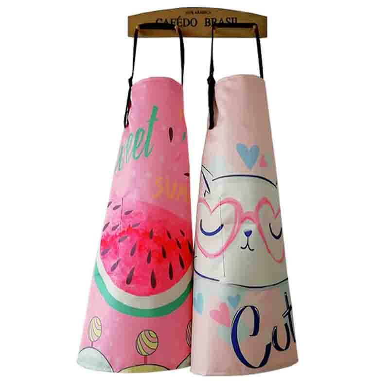 lovely Cartoon apron household Pink Kitty Bunny Hand drawn waterproof Apron Selling fashion Northern Europein the Family/Personal Cleaning Tools , Housework/Floor cleaning equipment , Apron  category - from Buy2taobao.com to provide professional Taobao agent buy service