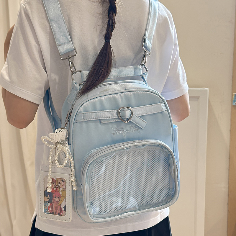 可爱包包女软妹学生痛包透明包包