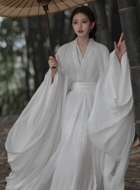 汉虞葵原创魏晋制汉服女2026新款春夏季国风广袖流仙裙仙气古装