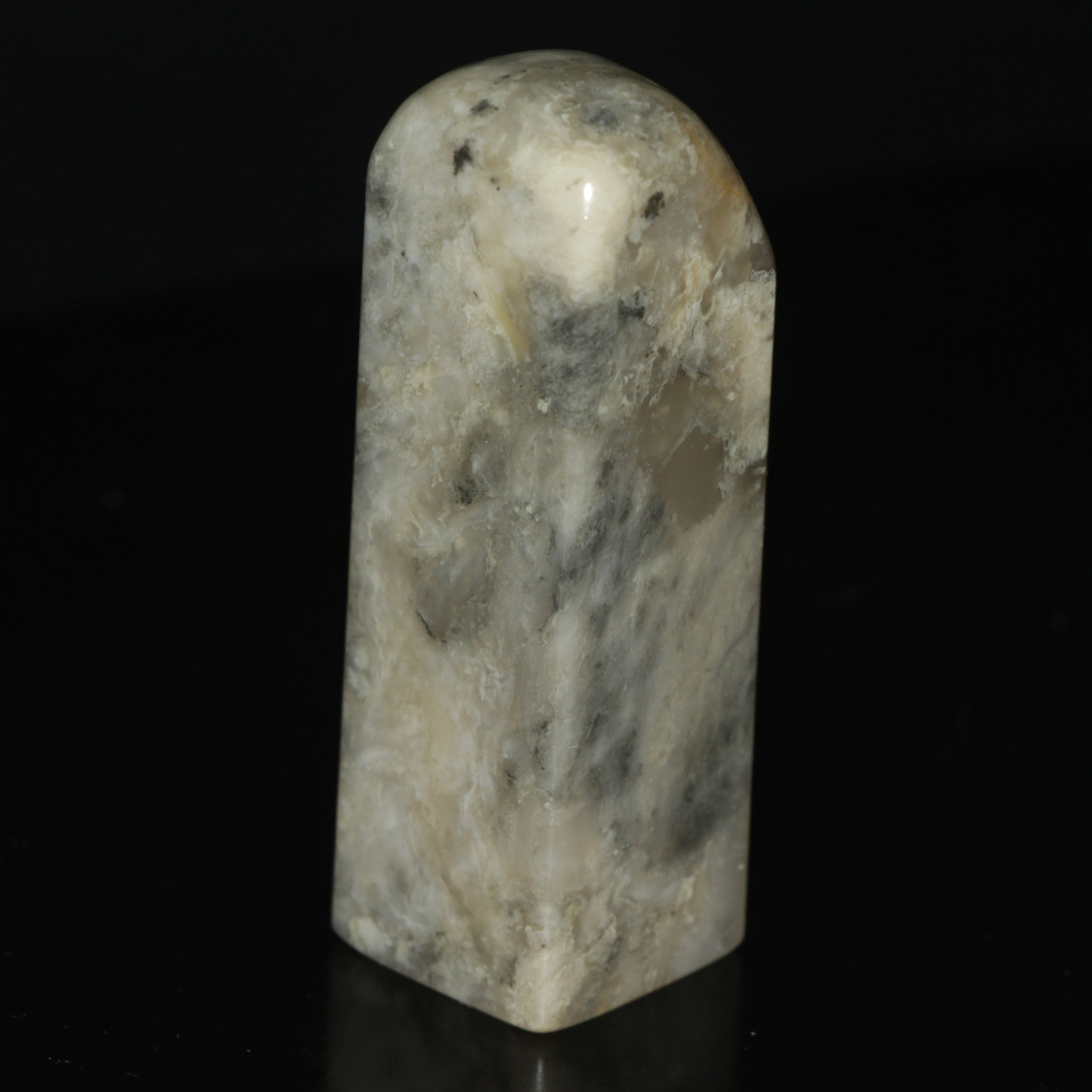 2.3×2.3今古堂书画姓名章寿山石孤品水坑冻细腻刀感好篆刻定制章