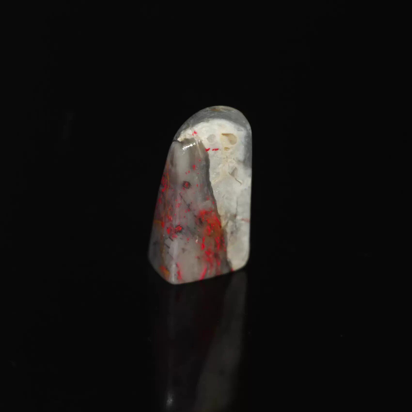 小号印章精品昌化鸡血石天然朱砂老坑软料温润细腻篆刻不打蜡老料