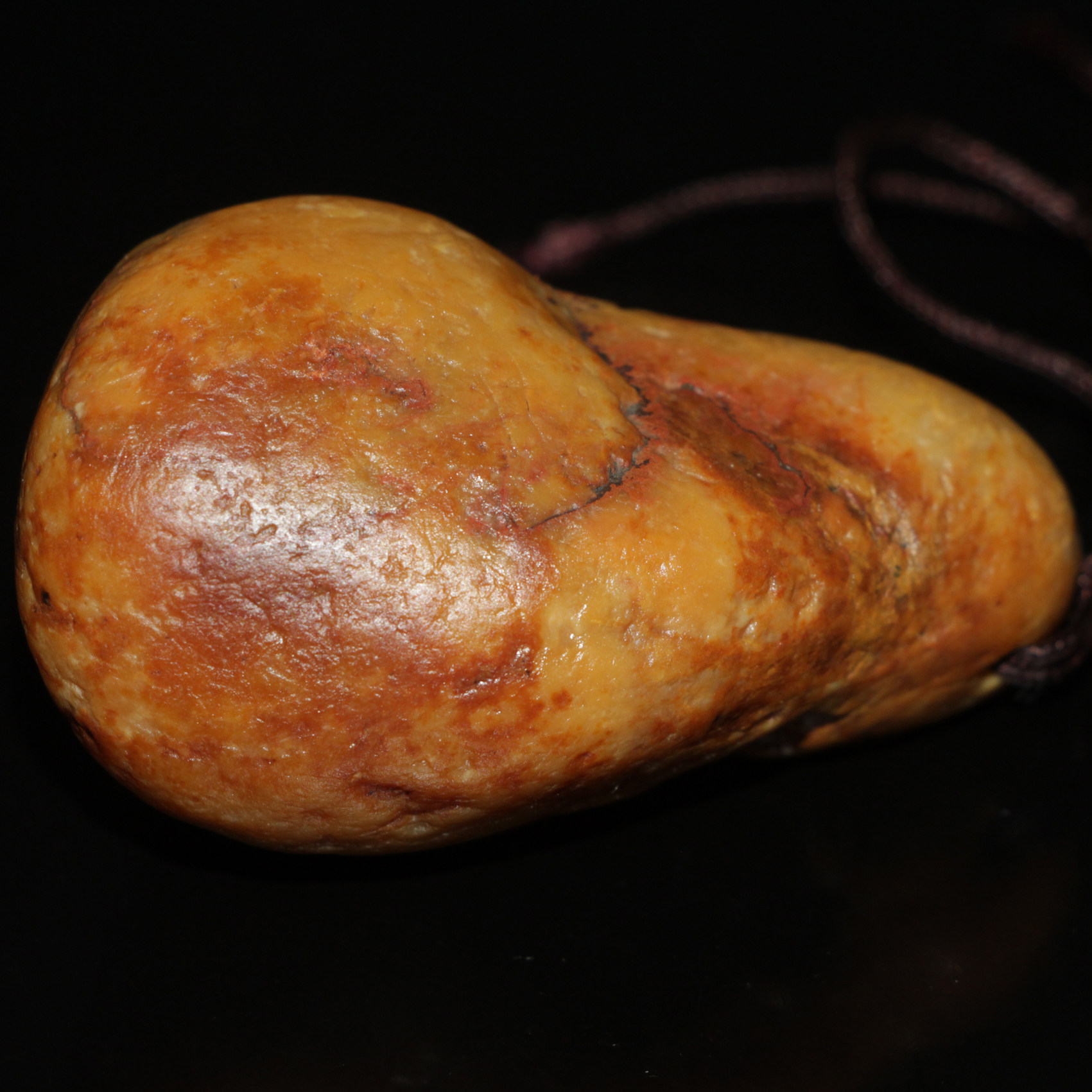 天然原石把件正宗国石寿山田坑籽料溪蛋田黄今古堂新品实拍磨印章