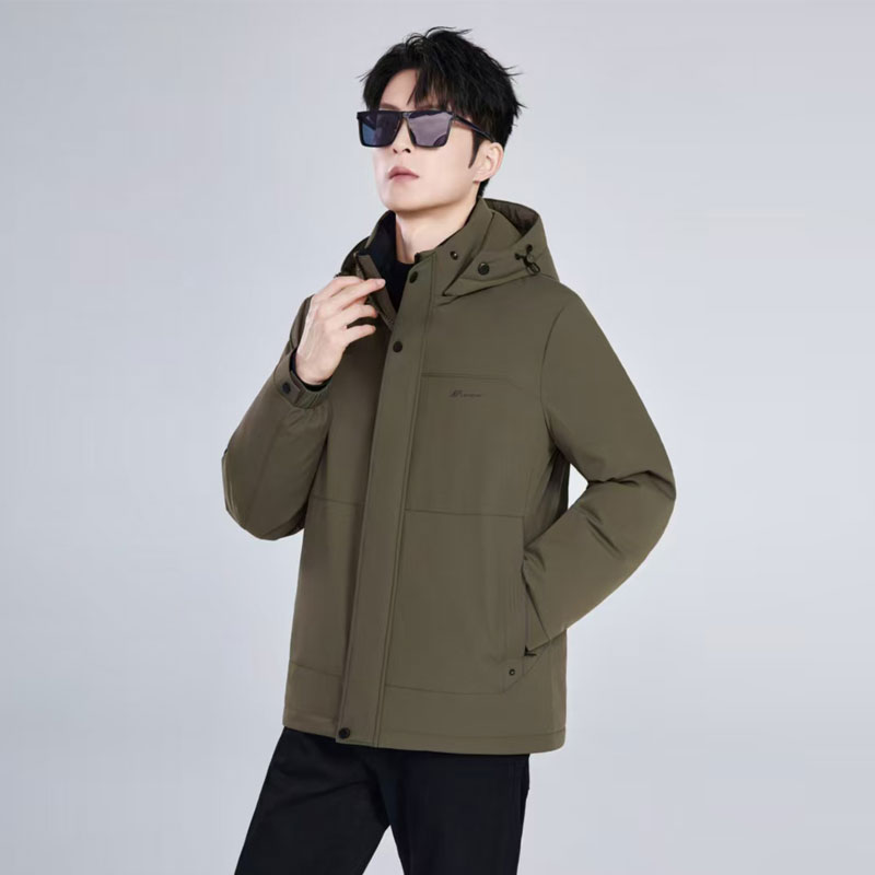 活里活面羽绒服半九成品男士衣壳