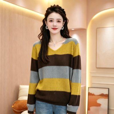 2025早秋新款连帽针织衫女