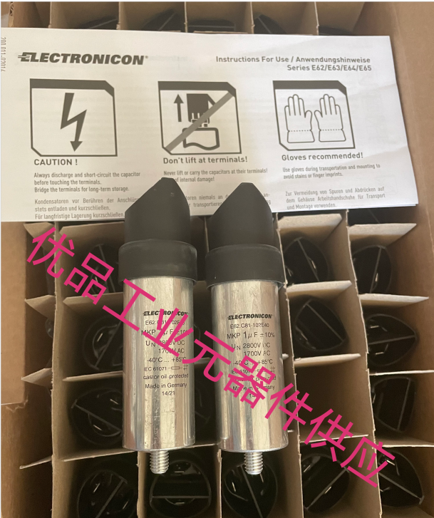 E62.C81-102E40 2800VDC 1700VAC 1UF ELECTRONICON电容