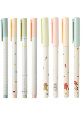 晨光NETTO娜豆中性笔C5802子弹头0.5mm水笔学生可爱