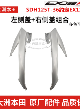 原厂新大洲本田SDH125T-36约定EX125前左右侧盖大灯装饰上盖护板