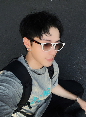 2025款渐进复古男女高级感方形太阳眼镜圆脸防紫外线墨镜可配度数