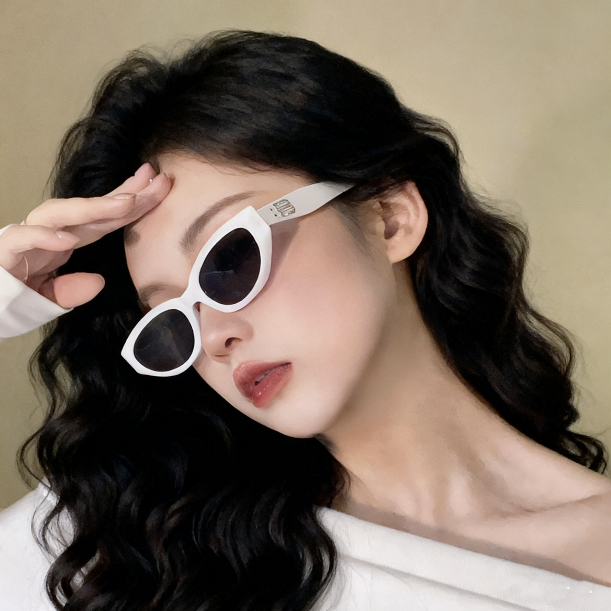 猫眼复古美式辣妹女防紫外线墨镜