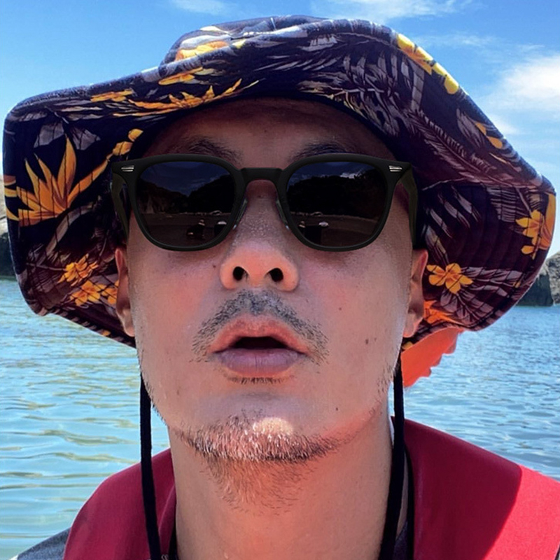 超轻余文乐同款日系复古方框太阳镜潮男防紫外开车防晒墨镜女近视