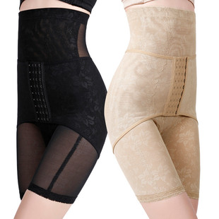 女 排扣塑身收腿束腰提臀产后束身性感翘臀美体内裤 薄款 高腰收腹裤