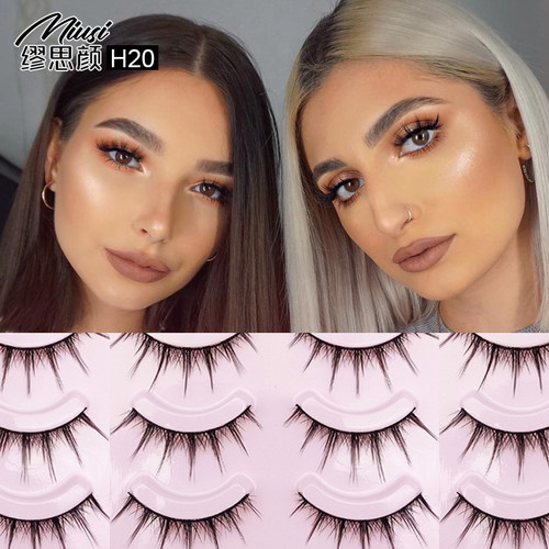 缪思颜自然款假睫毛cos芭比簇状
