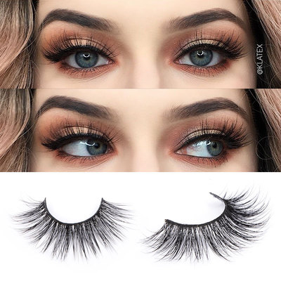 立体假睫毛多层纤长欧美妆huda