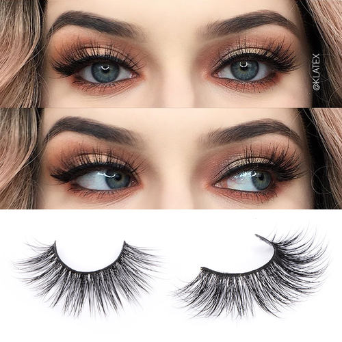 立体假睫毛多层纤长欧美妆huda