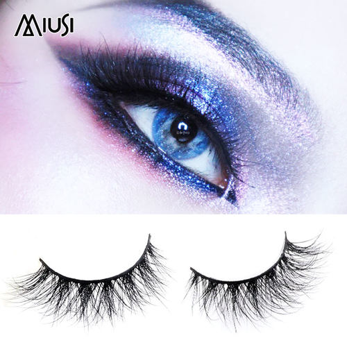 欧美眼尾加长手工仿真多层假睫毛