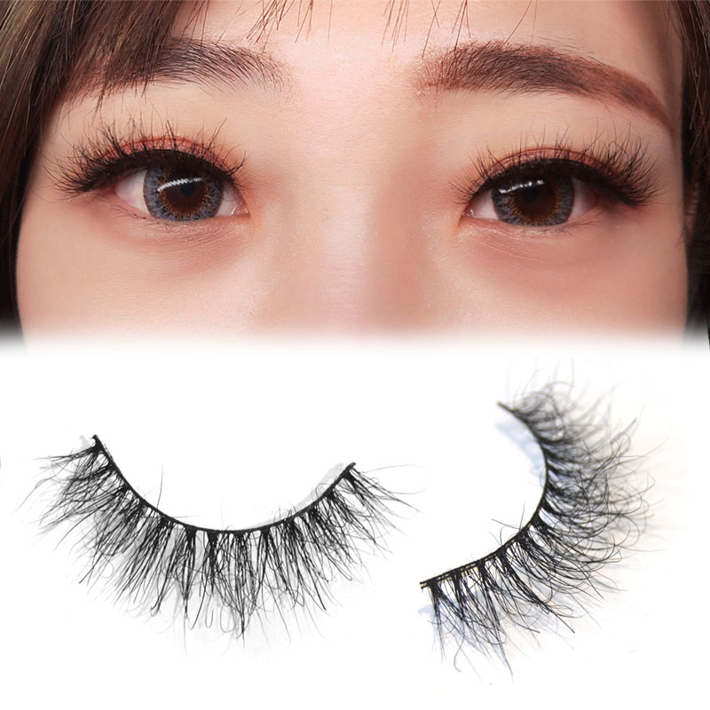 自然浓密多层立体卷翘欧美上睫毛