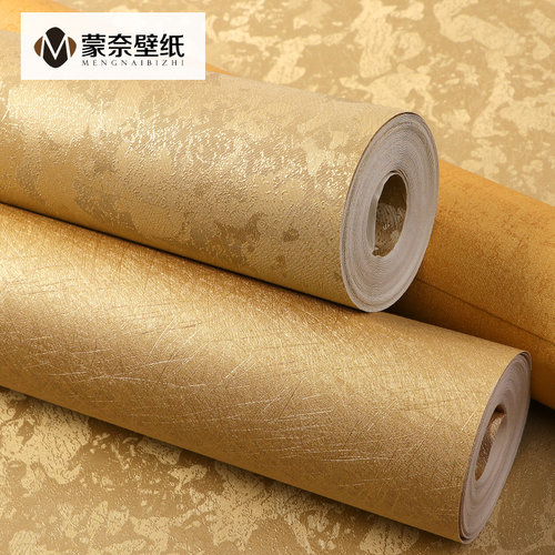 纯色银箔墙纸土豪金吊顶天花板