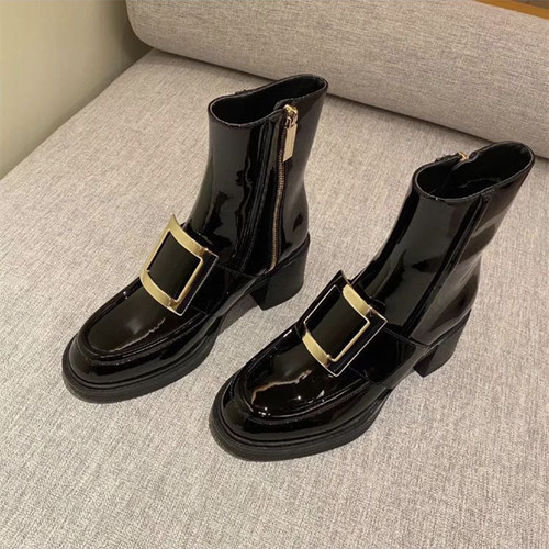 2023秋季新款rv方扣网红超火靴子