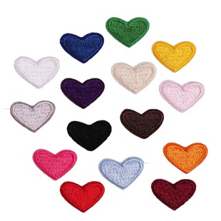 依绣刺绣布贴电脑绣花章时尚 饰补丁贴贴布 多色爱心满绣心形衣服装