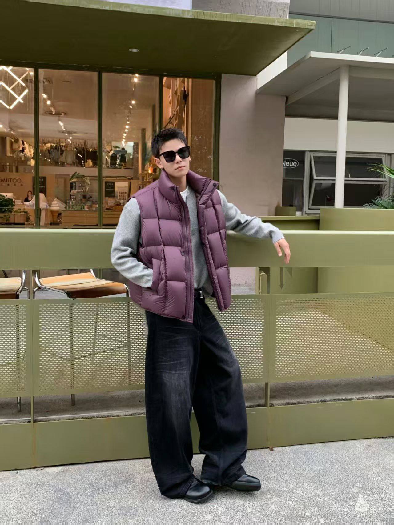 美式高品质软糯辑格羽绒马甲男青年宽松保暖白鸭绒背心无袖外套潮,男装,常规马甲,淘宝优惠券,粉丝福利购,淘宝优惠卷