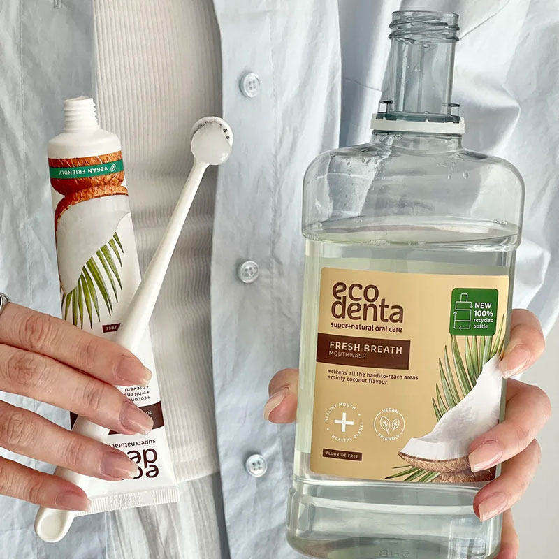 ecodenta牙膏清新口气除口臭健齿