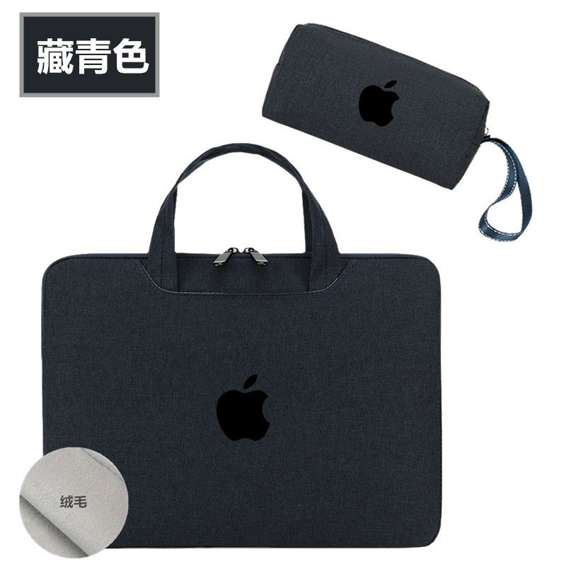 适用苹果MacBook Air 13.6英寸电脑包M4 M3笔记本Pro16/14手防水提包13.3英寸