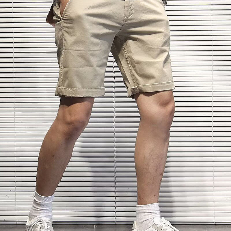 美式复古工装短裤男夏季新款潮牌宽松休闲百搭大码五分裤余文乐潮