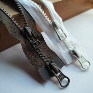 157 棕咖 76cm 棉服羽绒服拉锁满29 ykk树脂双头拉链白 包邮 501