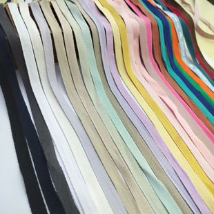 1cm纯棉全棉人字带服装辅料棉带diy绑带压领包边带 彩色满29包邮