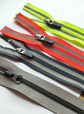 3号4号反光条 闭尾口袋拉链 sbs/cmz反装拉锁 满29包邮