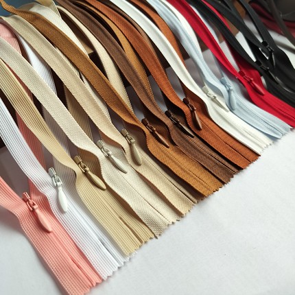 ykk隐形拉链2cc 3号 布边/蕾丝边 裙子拉锁 满29包邮