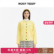 毛衫 NOISY 彩色扣子简约甜美女士圆领长袖 开衫 TEDDY25年秋季 新款