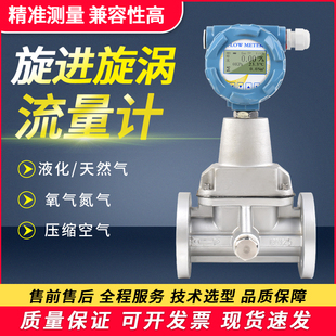 智能旋进旋涡流量计漩涡天然气煤气沼气氮气计量表DN32/80流量计