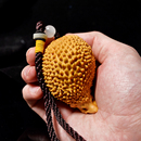 黄杨木雕刻手把件创意可爱动物摆件文玩实木生日礼物工艺礼品刺猬